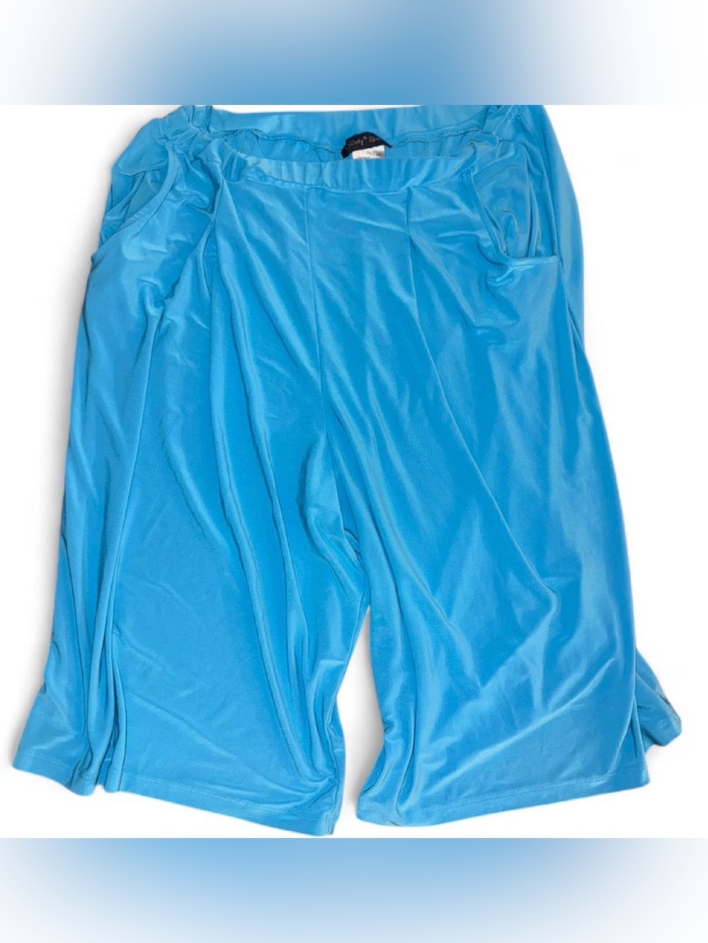 Y2K Blue Slinky Brand gauchos